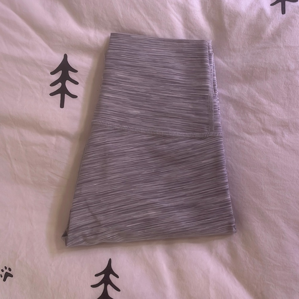 Lululemon Wee are from space ombré gray and white leggings